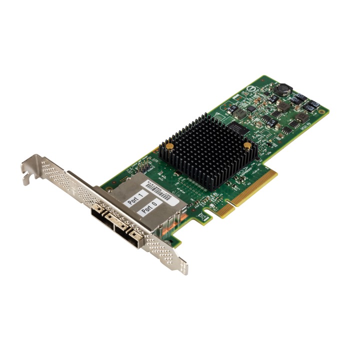HBA Karte SAS LSI 9207-8e PCIe 3.0x8 2x SFF-8088 6Gb SAS/SATA H3-25513-00D