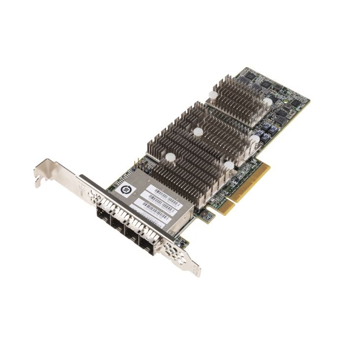 HBA SAS Dell LSI 9206-16E Adapter PCI-E 3.0x8 4xSFF-8644 6Gb SAS 6Gb SATA 1V1W2