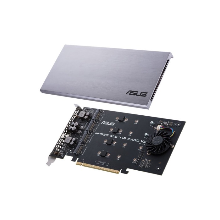 Kontroler Festplatten ASUS Hyper M.2 PCIe3.0x16 v2 4xM.2 90MC06P0-M0EAY0