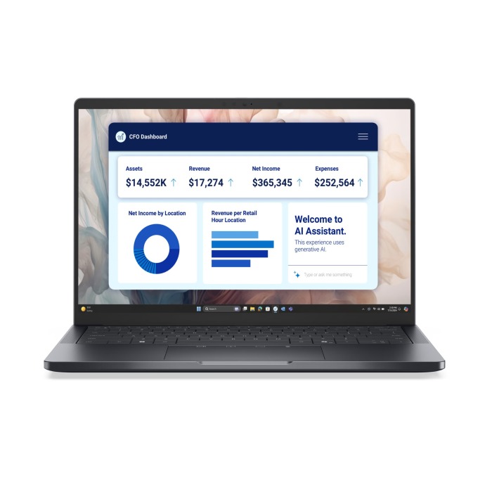 Laptop Dell Pro 14" Premium PA14250 mit Intel Core Ultra 7 266V, 16GB RAM, 512GB SSD NVMe, Wi-Fi 7, Bluetooth 5.4