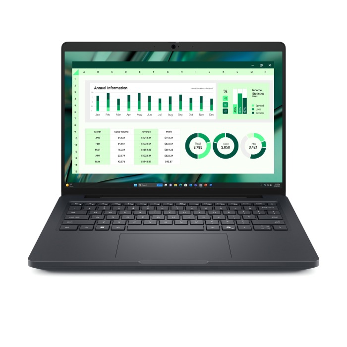 Laptop Dell Pro Max 14" MC14250 mit Intel Core Ultra 7 265H, 32GB RAM, 512GB NVMe SSD, NVIDIA RTX PRO 500 Blackwell 6GB, Wi-Fi 7, Bluetooth 5.4