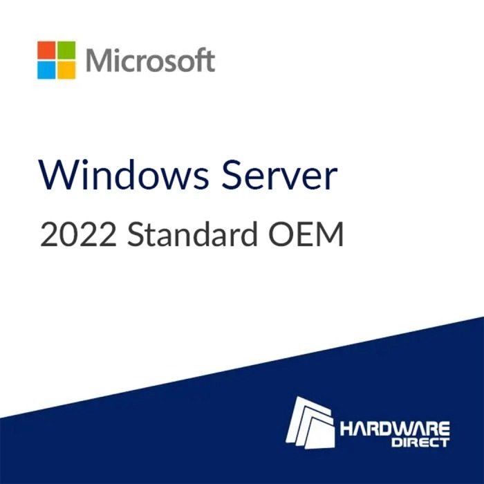 Lizenz Windows Server 2022 Standard OEM