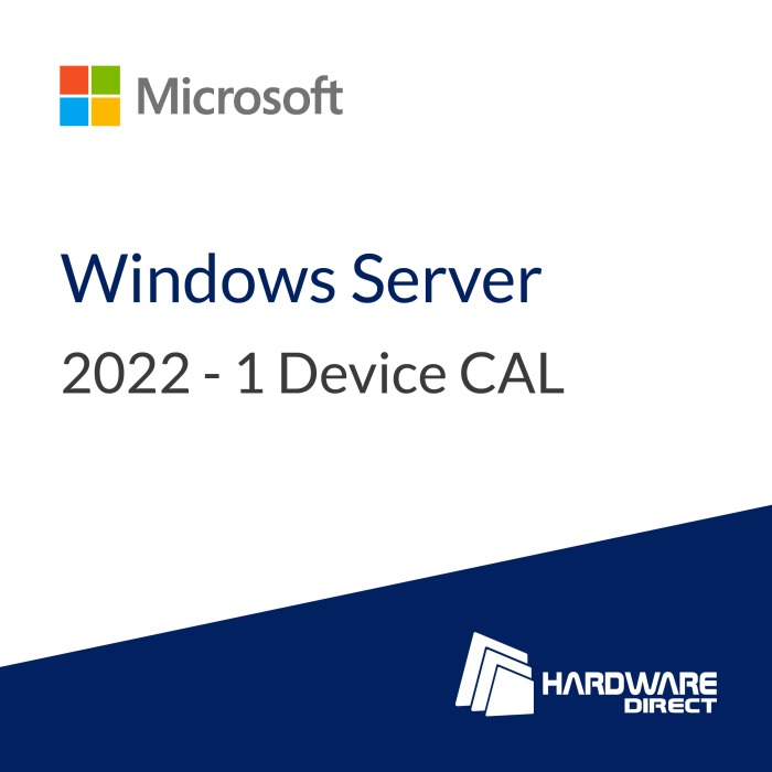 Microsoft Windows Server 2022 - 1 Geräte CAL