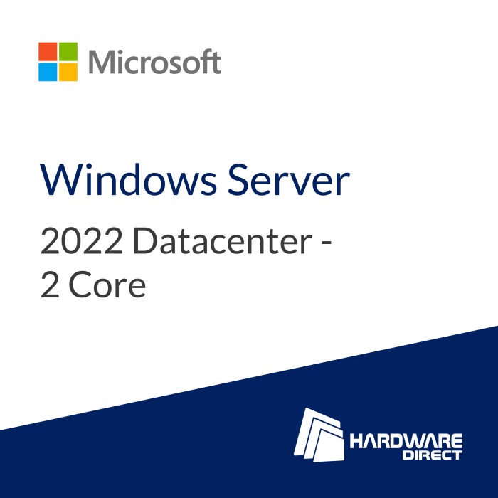 Microsoft Windows Server 2022 Datacenter - 2 kern