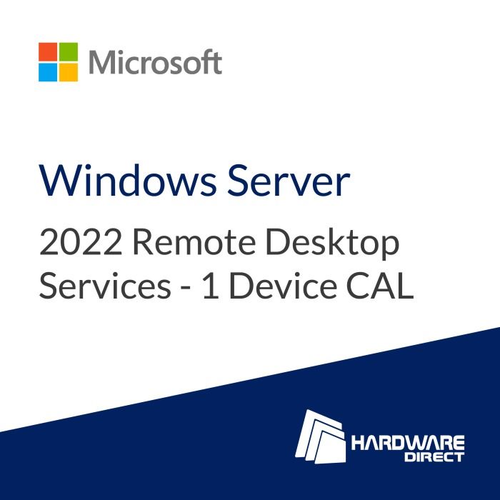 Microsoft Windows Server 2022 Remote Desktop Services - 1 Device CAL 