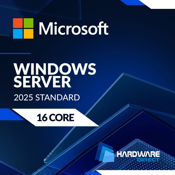 Microsoft Windows Server 2025 Standard 16-core Operating system