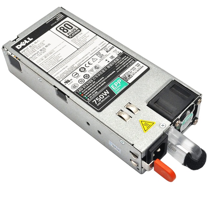 Netzteil Dell ASTEC 750W 100-240V AC 50/60Hz 80+ Platinum G13 0XW8W