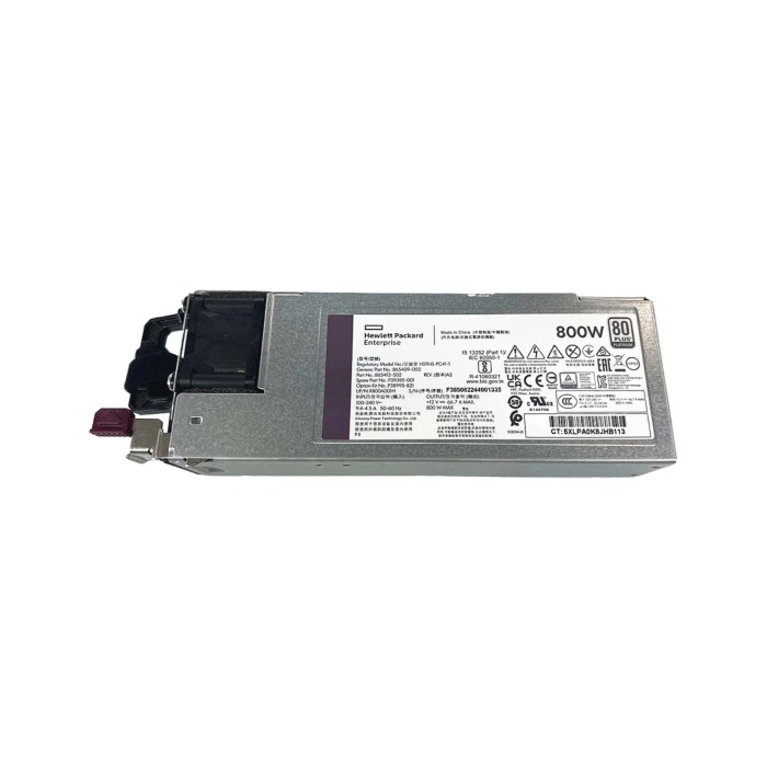 Netzteil HPE G10/G11/G12 800W F2R Normal Flow 100-240V AC 50/60Hz 80+ Platinum 865412-502