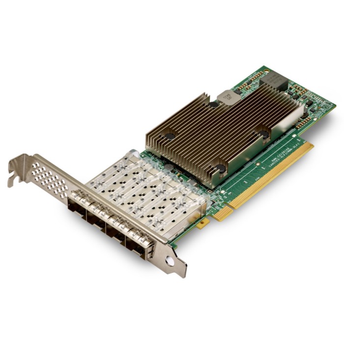 Netzwerkkarte Broadcom BCM57504 4x10/25GbE SFP28 PCIe 4.0 ADAPTER J3D14