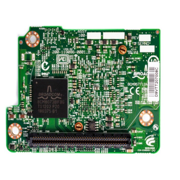 Netzwerkkarte Broadcom BCM57712-K 2x10GbE BASE-KR PCIe 2.0 NDC D9VTT