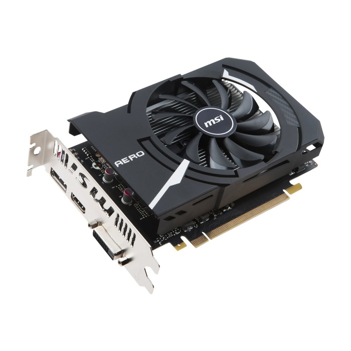 Netzwerkkarte MSI NVIDIA GeForce GTX 1050 Ti AERO ITX OC 4GB GDDR5