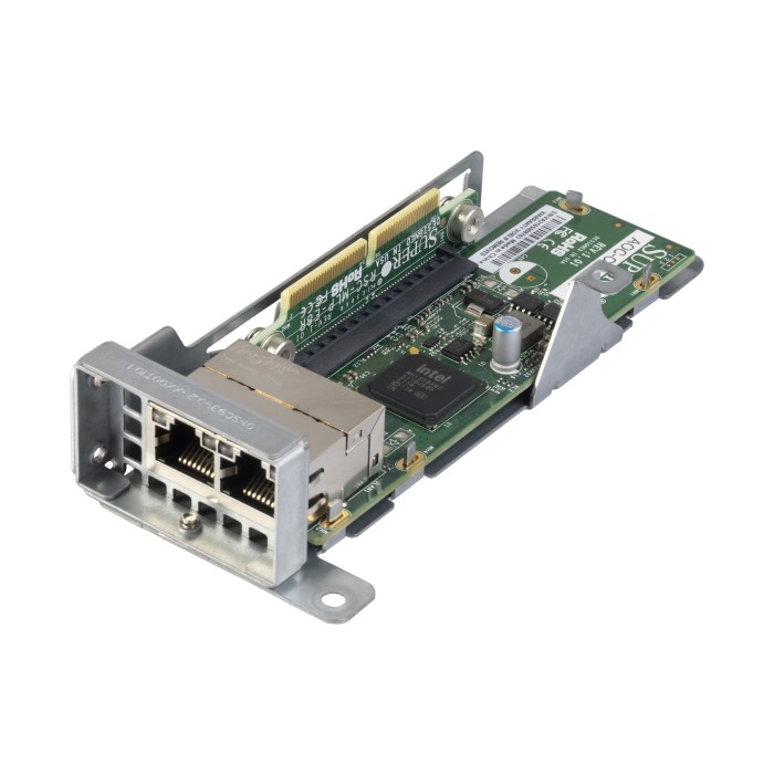 Netzwerkkarte Supermicro 2x1GbE RJ45 PCIe 2.1 ADAPTER AOC-CGP-I2M