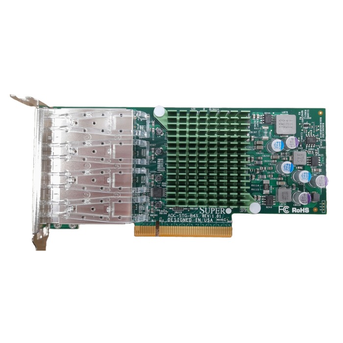 Netzwerkkarte Supermicro 4x10GbE SFP+ PCIe 3.0 ADAPTER AOC-STG-B4S