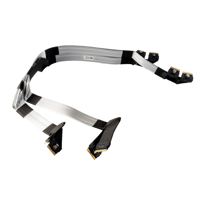 NVMe Kabel auf Dell PowerEdge R940 24x2.5" 4xSFF-8654 bis 4xSFF-8654 2 CPU H7HXF