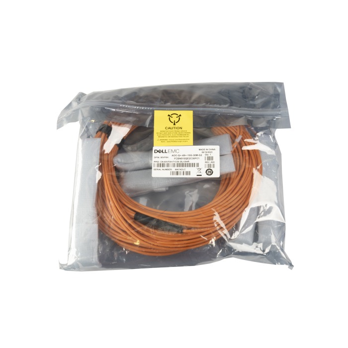 Optical cable Finisar Dell EMC AOC-Q+-4S+-10G-30M-G2 1x40GbE QSFP+ to 4x10GbE SFP+ 30m 0VF5H