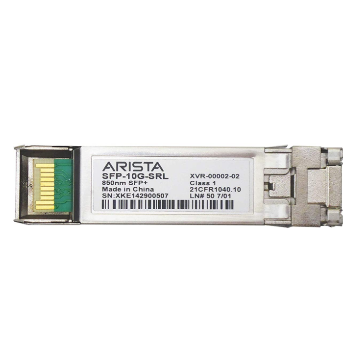 Optical transceiver Arista SFP-10G-SRL 10Gb/s SFP+ LC-LC 850nm MM 150m XVR-00002-02