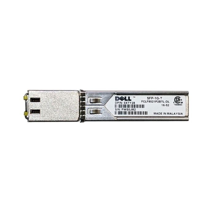 Optical transceiver Dell Finisar SFP 1Gb/s RJ45 Ethernet 100m XTY28