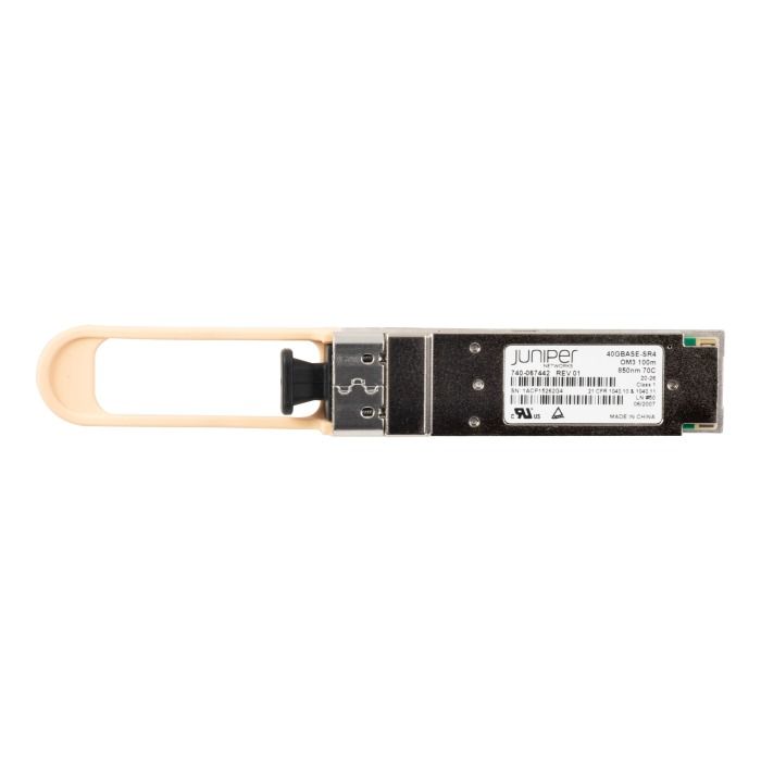Optical transceiver Juniper Networks 40Gb/s QSFP+ MPO 850nm MM 100m QFX-QSFP-40G-SR4