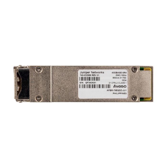 Optikmodul Juniper Networks QFX-QSFP-40G-SR4 40Gb/s QSFP+ MPO 850nm MM 150m 740-032986
