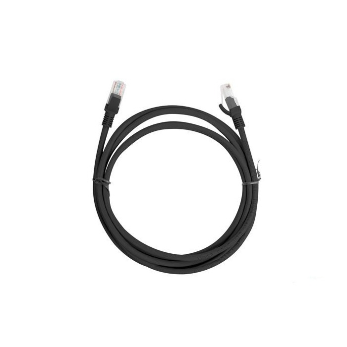 Patchcord Kabel Ethernet Lanberg Rj45 Cat.5e 3m PCU-10CC-0300-BK