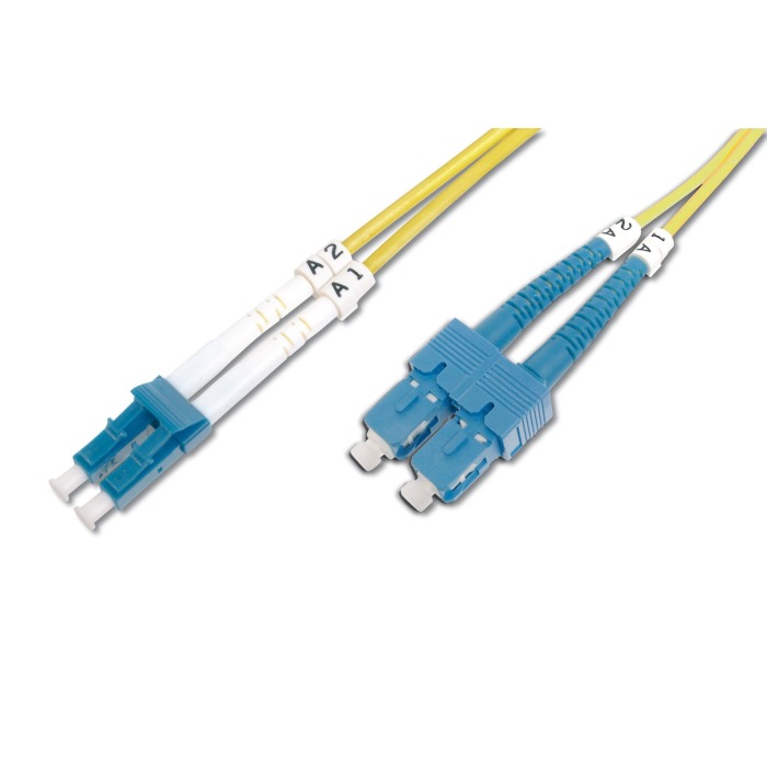 Patchcord Kabel LC Digitus duplex SM 09/125 OS2 1m DK-2932-01