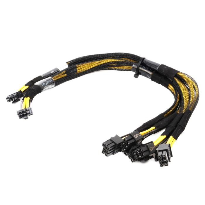 Power cable Dell PowerEdge R940xa GPU 2/4 to GPU Riser#2 DMPC0