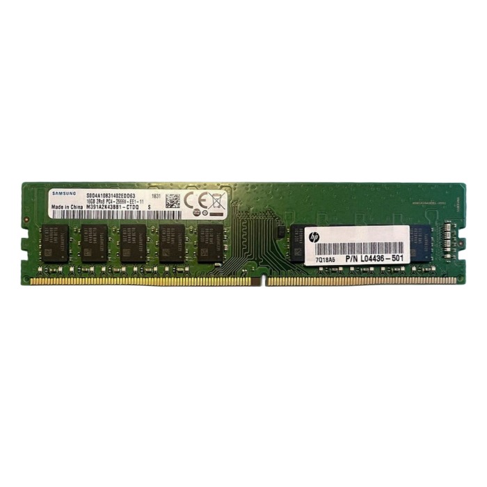 RAM HPE 16GB 2Rx8 PC4-21300V-E DDR4 UDIMM 2666MHz L04436-501
