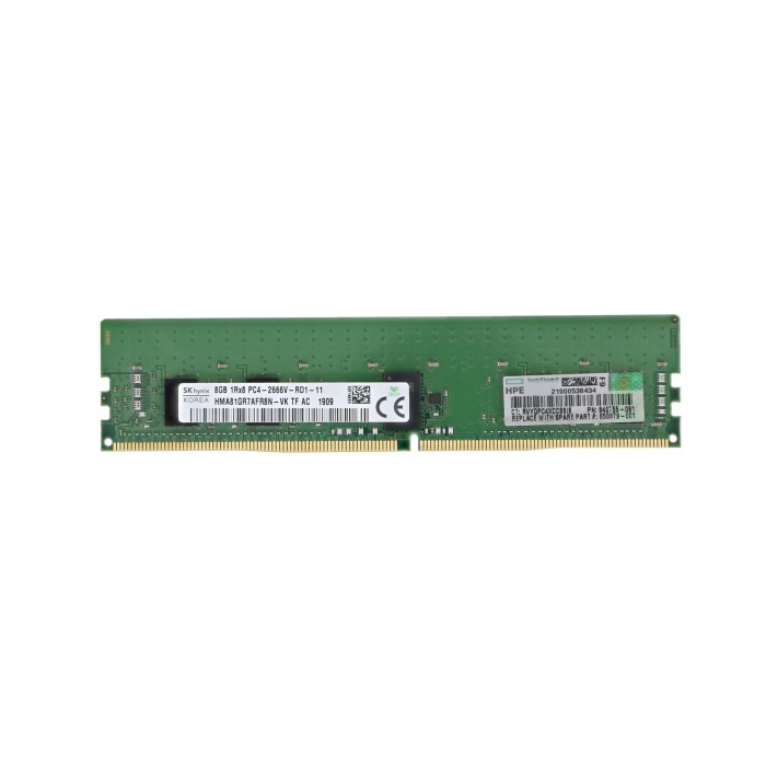 RAM HPE 8GB 1Rx8 DDR4 RDIMM ECC 2666MHz 840755-091
