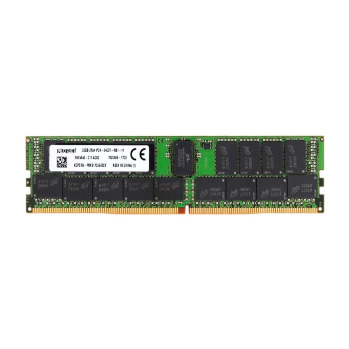 RAM Kingston 32GB 2Rx4 PC4-19200 DDR4 RDIMM 2400MHz 9995640-011.A00G