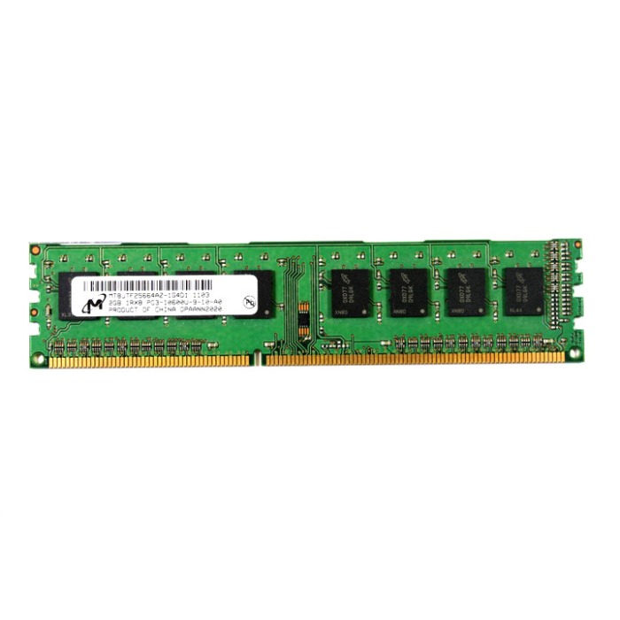 RAM Micron 2GB 1Rx8 PC3L-10600R DDR3 RDIMM 1333MHz MT9KSF25672PZ-1G4D1