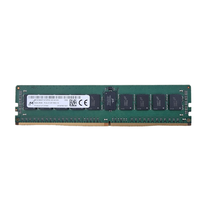 RAM Micron 8GB 2Rx8 PC4-17000P-R DDR4 RDIMM ECC 2133MHz MTA18ASF1G72PDZ-2G1A1