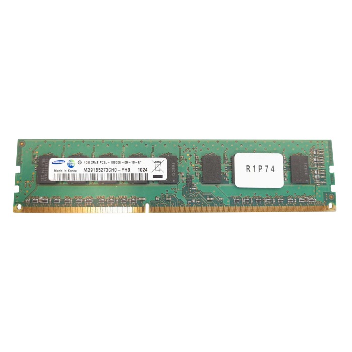 RAM-Speicher Dell 4GB 2Rx8 PC3L-10600E DDR3 UDIMM ECC 1333MHz R1P74