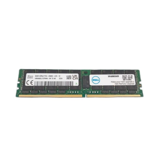 RAM-Speicher Dell 64GB 4Rx4 PC4-21300V-L DDR4 RDIMM 2666MHz SNP4JMGMC-64VXR