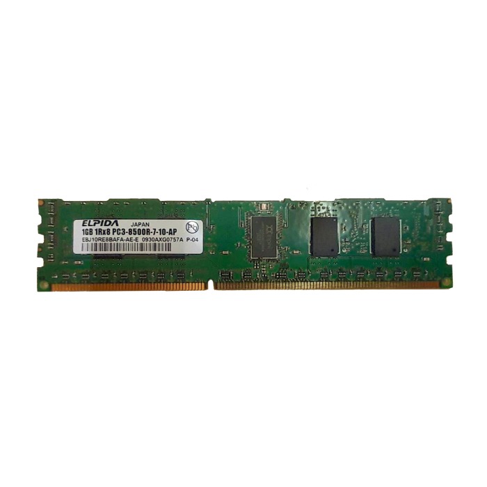 RAM-Speicher Elpida 1GB 1Rx8 PC3-8500R DDR3 1066MHz EBJ10RE8BAFA-AE-E