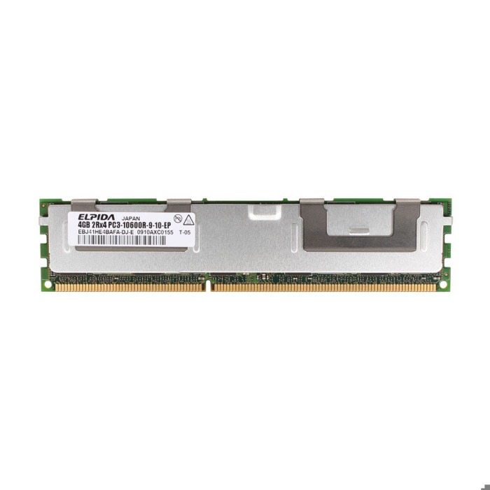 RAM-Speicher Elpida 4GB 2Rx4 PC3-10600R DDR3 RDIMM 1333MHz EBJ41HE4BAFA-DJ-E