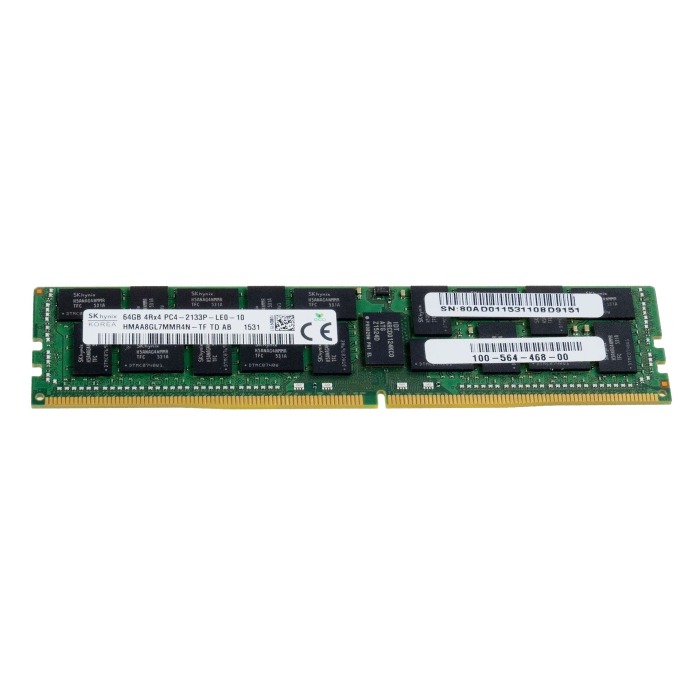 RAM-Speicher EMC 64GB 4Rx4 PC4-19200 DDR4 LRDIMM 2400MHz 100-564-468-00