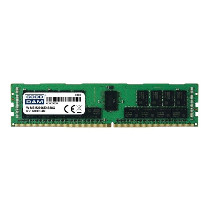 RAM-Speicher GoodRAM 8GB 1Rx8 PC4-21300 DDR4 UDIMM ECC 2666MHz W-MEM2666E4S88G