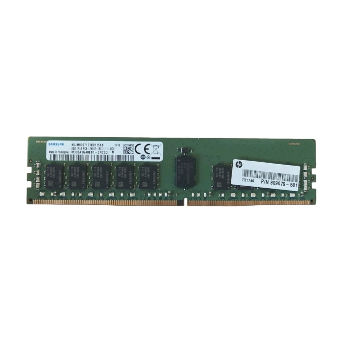 RAM-Speicher HP 8GB 1Rx4 PC4-19200 DDR4 RDIMM 2400MHz 809079-581