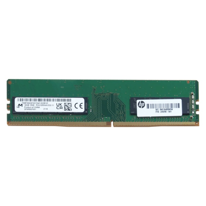 RAM-Speicher HPE 16GB 1Rx8 PC4-25600 DDR4 UDIMM ECC 3200MHz L94259-5A1