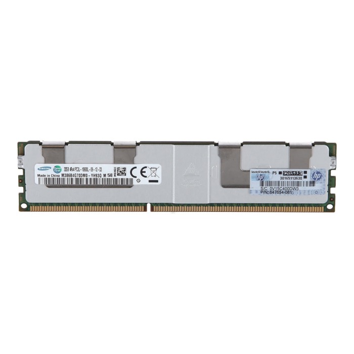 RAM-Speicher HPE 32GB 4Rx4 PC3L-10600L DDR3 LRDIMM 1333MHz 647654-081