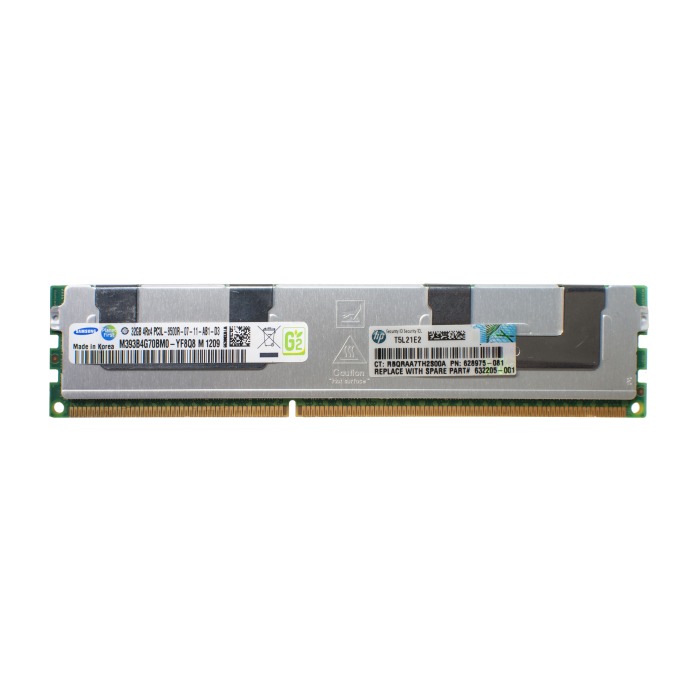 RAM-Speicher HPE 32GB 4Rx4 PC3L-8500R DDR3 RDIMM 133MHz 628975-081