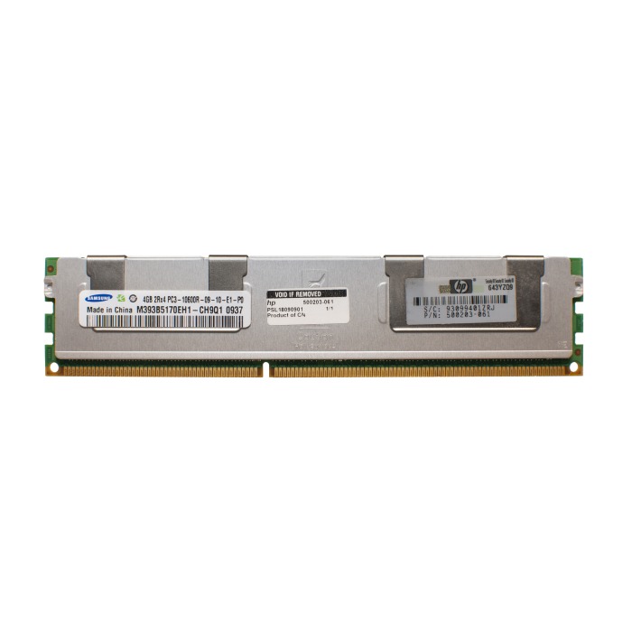 RAM-Speicher HPE 4GB 2Rx4 PC3-10600R DDR3 1333MHZ ECC 500203-061