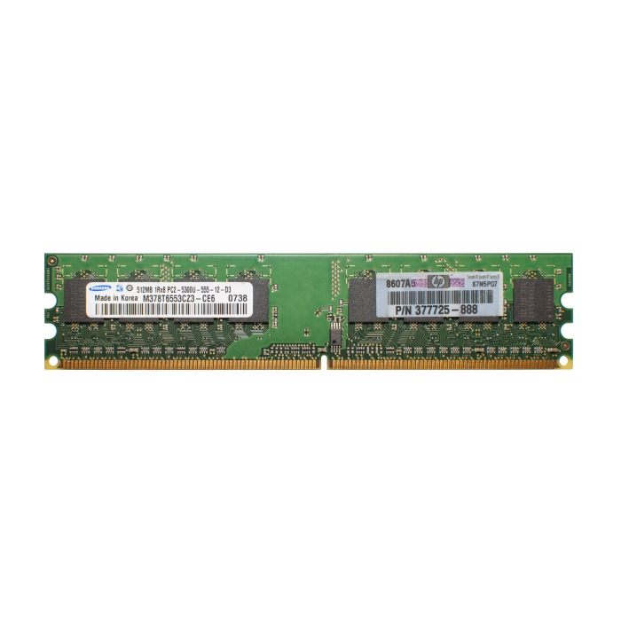 RAM-Speicher HPE 512MB 1RPC2-5300 DDR2 166MHz M378T6553CZ3-CE6