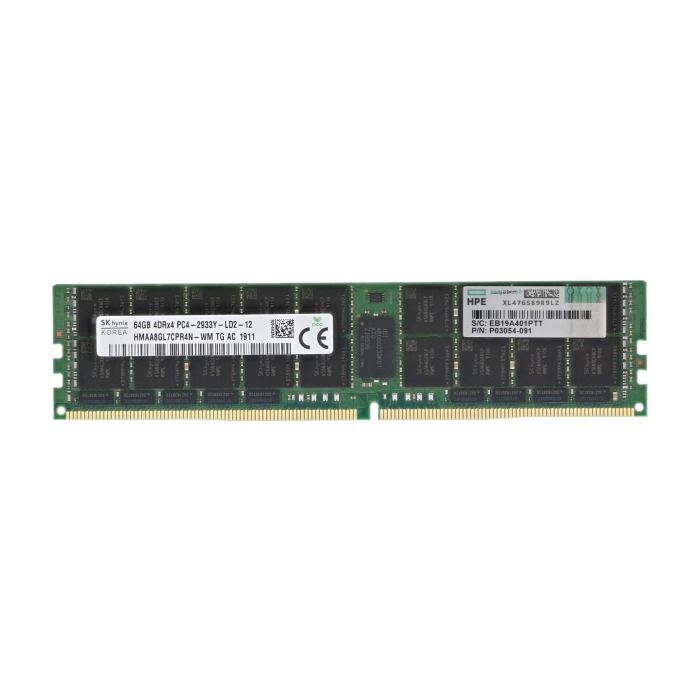 RAM-Speicher HPE 64GB 4Rx4 PC4-2933Y DDR4 LRDIMM ECC 2933MHz P03054-091