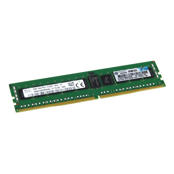 RAM-Speicher HPE Hynix 8GB 1Rx4 PC4-17000P-R DDR4 RDIMM ECC 2133MHz HMA41GR7AFR4N-TF