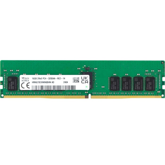 RAM-Speicher Hynix 16GB 2Rx8 DDR4 RDIMM ECC 3200MHz HMAG78EXNRA084N