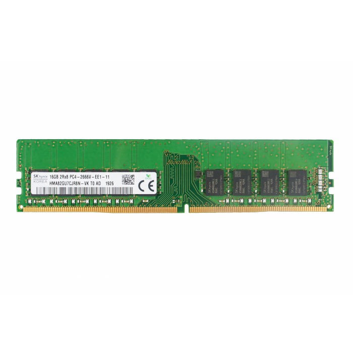RAM-Speicher Hynix 16GB 2Rx8 PC4-21300V-E DDR4 UDIMM ECC HMA82GU7CJR8N-VK