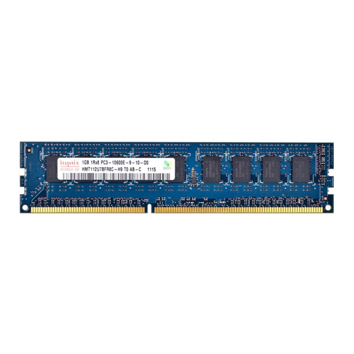 RAM-Speicher Hynix 1GB 1Rx8 PC3-10600E DDR3 UDIMM ECC 1333MHz HMT112U7BFR8C-H9