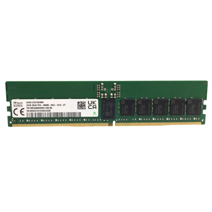 RAM-Speicher Hynix 32GB 2Rx8 DDR5 RDIMM ECC 4800MHz HMCG88AEBRA115N