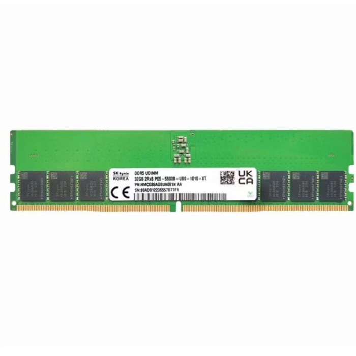 RAM-Speicher Hynix 32GB 2Rx8 DDR5 UDIMM 5600MHz non ECC HMCG88AGBUA081N